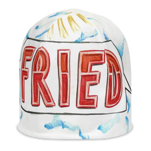 Load image into Gallery viewer, Fried Cover Art All-Over Print Beanie