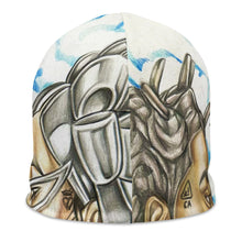 Load image into Gallery viewer, Fried Cover Art All-Over Print Beanie