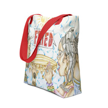 Load image into Gallery viewer, Fried Cover Art All Over Print Tote bag
