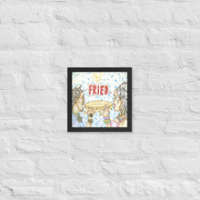 Load image into Gallery viewer, Fried Cover Art Framed poster