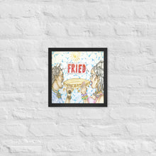 Load image into Gallery viewer, Fried Cover Art Framed poster