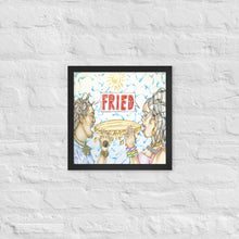 Load image into Gallery viewer, Fried Cover Art Framed poster