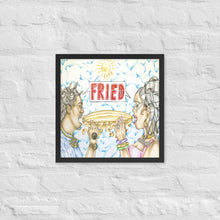 Load image into Gallery viewer, Fried Cover Art Framed poster