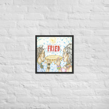 Load image into Gallery viewer, Fried Cover Art Framed poster