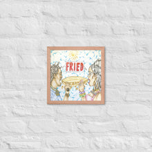 Load image into Gallery viewer, Fried Cover Art Framed poster