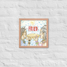 Load image into Gallery viewer, Fried Cover Art Framed poster