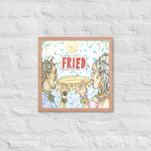 Load image into Gallery viewer, Fried Cover Art Framed poster