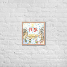 Load image into Gallery viewer, Fried Cover Art Framed poster