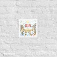 Load image into Gallery viewer, Fried Cover Art Framed poster