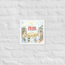 Load image into Gallery viewer, Fried Cover Art Framed poster