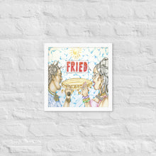 Load image into Gallery viewer, Fried Cover Art Framed poster