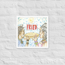 Load image into Gallery viewer, Fried Cover Art Framed poster