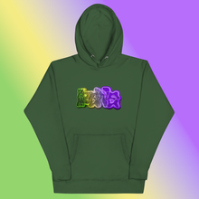 Load image into Gallery viewer, Krewe Swiggle Mardi Gras Hoodie