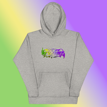 Load image into Gallery viewer, Krewe Barbed Mardi Gras Hoodie