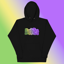 Load image into Gallery viewer, Krewe Swiggle Mardi Gras Hoodie