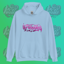 Load image into Gallery viewer, Krewe Pink Barbed Logo Unisex Hoodie