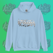 Load image into Gallery viewer, Krewe Silver Barbed Logo Unisex Hoodie