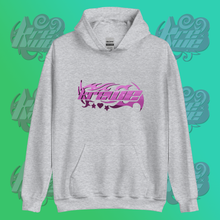 Load image into Gallery viewer, Krewe Pink Barbed Logo Unisex Hoodie