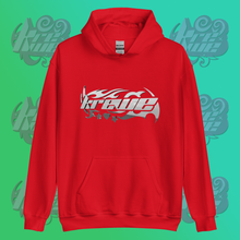 Load image into Gallery viewer, Krewe Silver Barbed Logo Unisex Hoodie