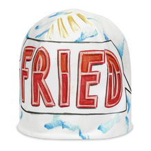 Load image into Gallery viewer, Fried Cover Art All-Over Print Beanie
