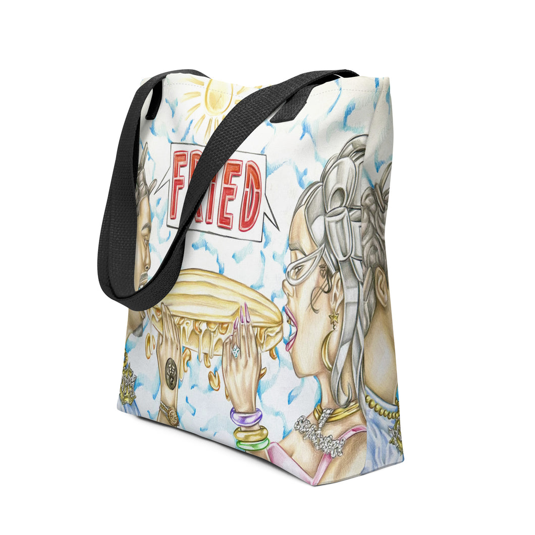 Fried Cover Art All Over Print Tote bag