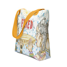 Load image into Gallery viewer, Fried Cover Art All Over Print Tote bag
