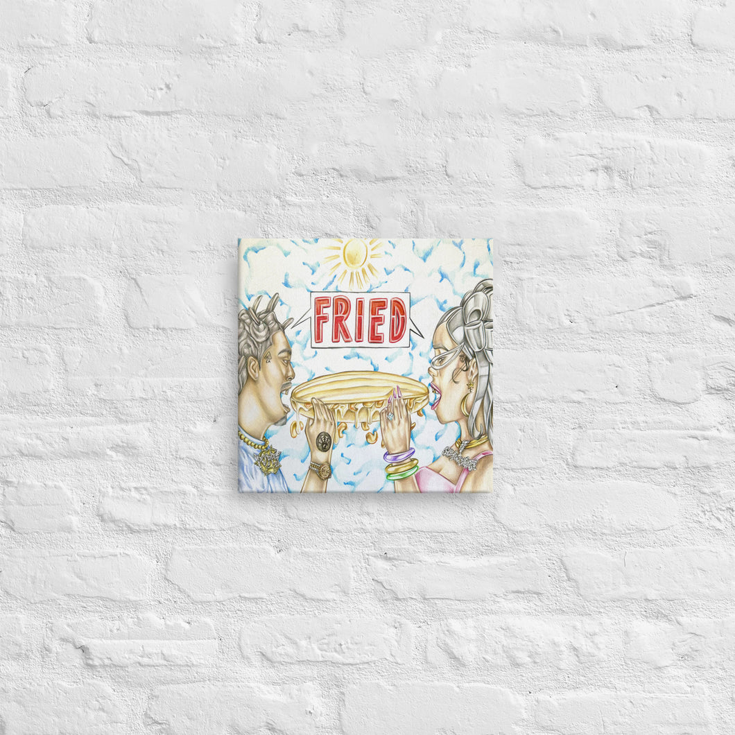 Fried Cover Art Canvas