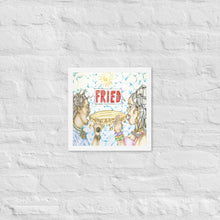Load image into Gallery viewer, Fried Cover Art Framed poster

